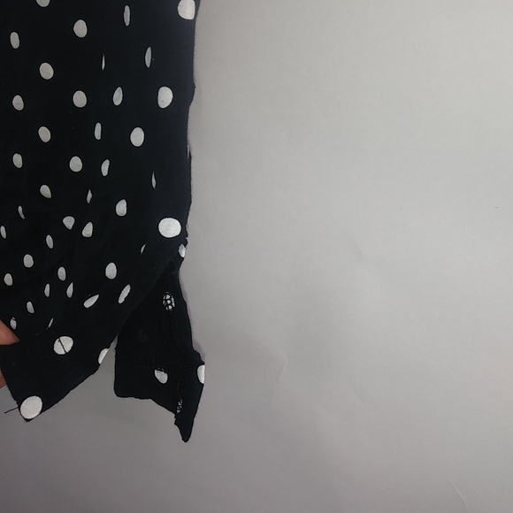 Self Esteem M Black White Dot Tube Top - Picture 4 of 7